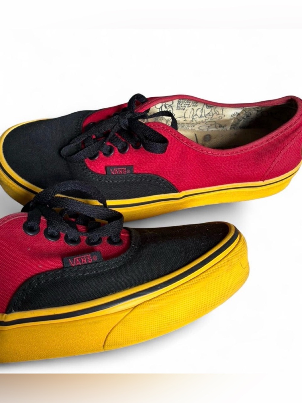 Rare Disney Mickey Mouse Vans size 8 - Picture 2 of 7